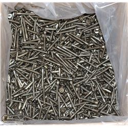 CASE OF 2000 FLAT ROBERTSON 12X1-3/4 SCREWS
