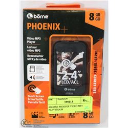 ABORNE PHOENIX VIDEO MP3 PLAYER,8GB