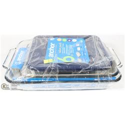 6PC ANCHOR SERVING & STORING PANS