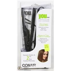 CONAIR YOU MINI 1/2" CERAMIC STRAIGHTENER