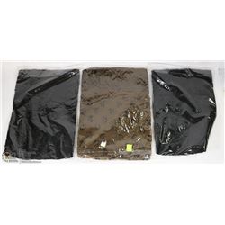 LOT OF 3 FASHION SCARVES