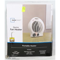 MAINSTAYS ELECTRIC FAN HEATER