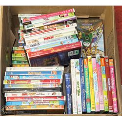 BOX OF CHILDRENS MOVIES - 80 IN TOTAL