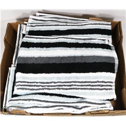 FLAT OF 10 ASSORTED HAND TOWELS