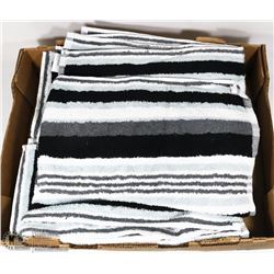 FLAT OF 10 ASSORTED HAND TOWELS