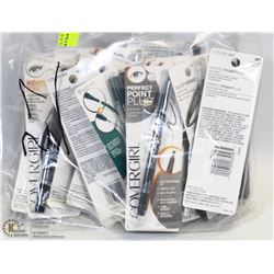 BAG OF 27 ASSORTED COVERGIRL EYE LINERS/PENCILS