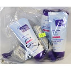 BAG OF 7 ASSORTED CLEAN & CLEAR MOISTURIZERS