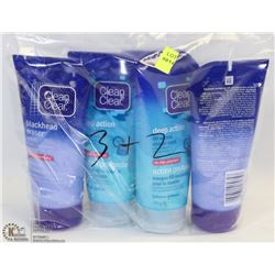 BAG OF 5 CLEAN& CLEAR SCRUBS & SHOWER MASKS