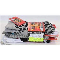 3 PACK LADIES HEAT WAVE SOCKS