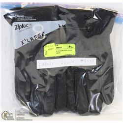 2 PACK LADIES LEATHER GLOVES SIZE EXTRA LARGE