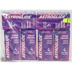 BAG OF 6 ASTROGLIDE WATER BASED LUBRICANTS