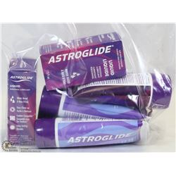 BAG OF 7 ASTROGLIDE WATER BASED LUBRICANTS