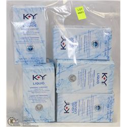 BAG OF 8 KY LIQYUD PERSONAL LUBRICANTS