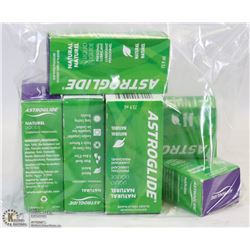 BAG OF 6 ASTROGLIDE NATURAL LUBRICANTS