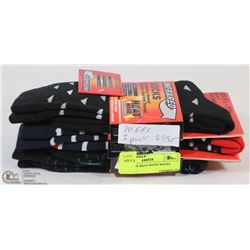 3 PACK MENS HEAT WAVE SOCKS
