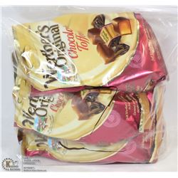 LOT OF 7 BAGS OF WERTHERS CHOCOLATE TOFFEE SOFT