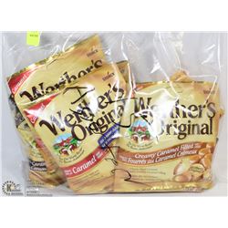 LOT OF 15 BAGS OF ASSORTED WERTHERS CANDIES