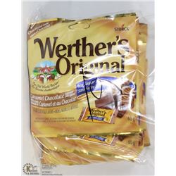 LOT OF 6 BAGS OF WERTHERS CARAMEL CHOCOLATE HARD