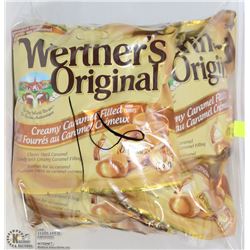 LOT OF 8 BAGS OF WERTHERS CREAMY CARAMEL FILLED