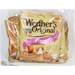 LOT OF 6 BAGS OF WERTHERS SOFT CREME CARAMELS