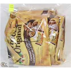 LOT OF 6 BAGS OF WERTHERS CARAMEL COFFEE HARD