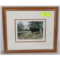 ANDREW KISS SIGNED "CHILCOTIN COUNTRY" FRAMED