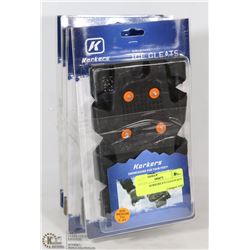 LOT OF 4 KORKERS ICE CLEATS SIZE MEDIUM