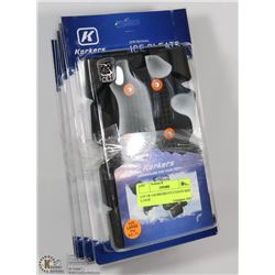 LOT OF 4 KORKERS ICE CLEATS SIZE LARGE