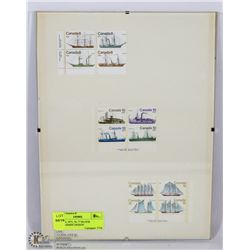 CANADA 1975, 76, 77 BLOCK STAMPS/SHIPS DESIGN