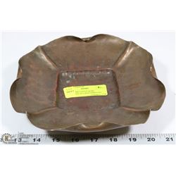 EARLY 1900 COPPER BOWL. HANDMADE BY CRAFTSMAN INC.