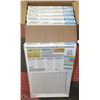 Image 1 : BOX W/ 12 NEW DUSTSTOP PREM FILTERS 16X25X1