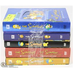5 SEASONS OF SIMPSONS DVDS