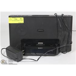 SONY IPOD / IPHONE DOCK / ALARM CLOCK