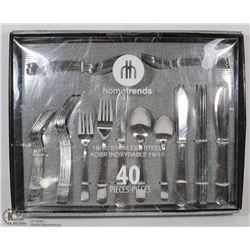 NEW HOMETRENDS 40 PC CUTLERY SET