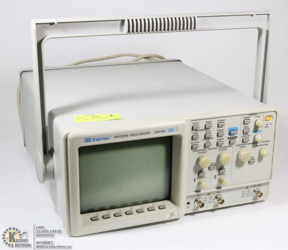 GW INSTEK OSCILLOSCOPE GDS 830 100 MHZ