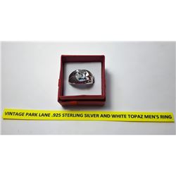 8 - VINTAGE WHITE TOPAZ RING