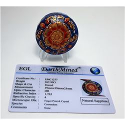 20 - NATURAL DECORATED SAPPHIRE