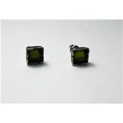 6 - VINTAGE SQUARE CUT PERIDOT