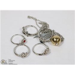 BAG OF NEW COSTUME JEWELRY