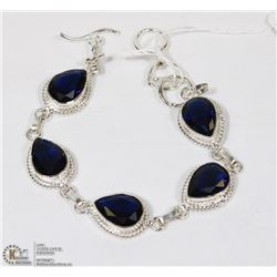 #34-TANZANITE GEMSTONE BRACELET