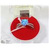 Image 1 : #64-AUSTRALIAN FIRE  OPAL GEMSTONE RING
