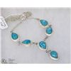 Image 1 : #23-CARIBBEAN CARIMAR GEMSTONE NECKLACE