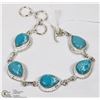 Image 1 : #22-CARIBBEAN CARIMAR GEMSTONE BRACELET