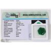 Image 1 : #58-NATURAL GREEN EMERALD GEMSTONE 7.50CT