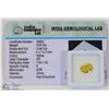 Image 1 : #52-NATURAL YELLOW ZIRCON GEMSTONE 4.05CT
