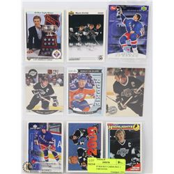 SHEET OF HOCKEY CARDS INCL 1 CONNOR MCDAVID