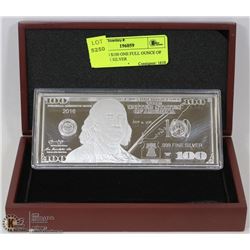 USA 2016 $100 ONE FULL OUNCE OF .999 PURE SILVER