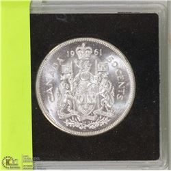 1961 - 50 CENT PIECE,