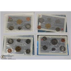 LOT OF 4 CANADIAN RCM PROOFLIKE SETS.