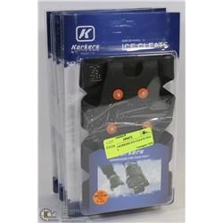 LOT OF 4 KORKERS ICE CLEATS SIZE MEDIUM